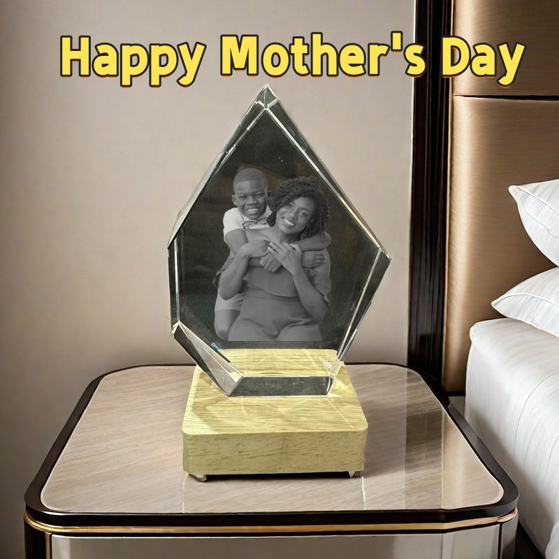 🌷 What Is the Best Mother's Day Gift? A 3D Crystal That Says It All